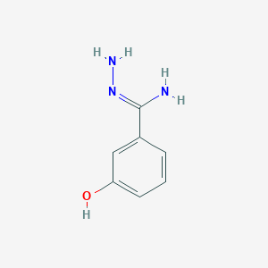 molecular formula C7H9N3O B1168078 3-Hydroxybenzimidohydrazide CAS No. 111336-60-8
