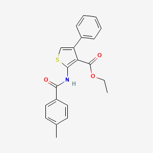 Ethyl 2-[(4-methylbenzoyl)amino]-4-phenylthiophene-3-carboxylate