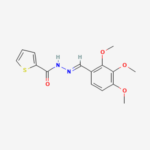 N'-[(E)-(2,3,4-trimethoxyphenyl)methylidene]thiophene-2-carbohydrazide