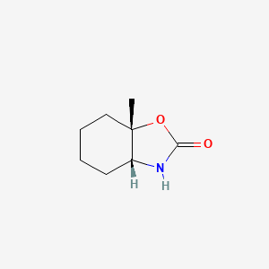 molecular formula C8H13NO2 B1168106 (3AR,7aS)-7a-methylhexahydrobenzo[d]oxazol-2(3H)-one CAS No. 116535-52-5