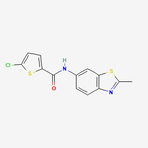 5-chloro-N-(2-methyl-1,3-benzothiazol-6-yl)thiophene-2-carboxamide