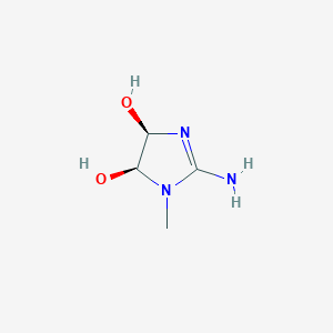 (4R,5S)-2-Amino-1-methyl-4,5-dihydro-1H-imidazole-4,5-diol