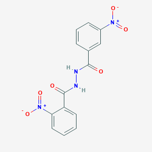 2-nitro-N'-[(3-nitrophenyl)carbonyl]benzohydrazide