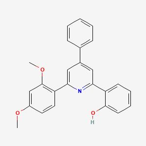 2-[6-(2,4-Dimethoxyphenyl)-4-phenylpyridin-2-yl]phenol