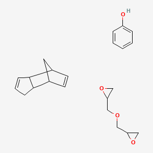 molecular formula C22H28O4 B1168131 Poly((phenyl glycidyl ether)-CO-dicyclo CAS No. 119345-05-0