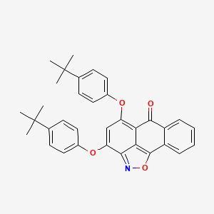 3,5-Bis[4-(tert-butyl)phenoxy]-6H-anthra[1,9-CD]isoxazol-6-one