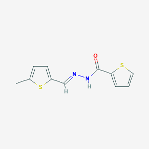 molecular formula C11H10N2OS2 B11681503 N'-[(5-methyl-2-thienyl)methylene]-2-thiophenecarbohydrazide 