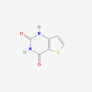 molecular formula C6H4N2O2S B116816 噻吩并[3,2-d]嘧啶-2,4(1H,3H)-二酮 CAS No. 16233-51-5