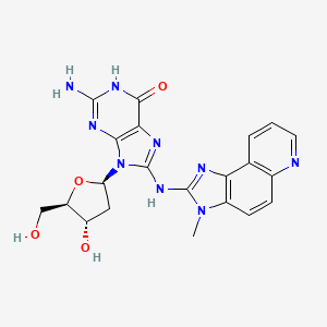 molecular formula C9H14N2O3 B1168170 N-(Deoxyguanosin-8-yl)-2-amino-3-methylimidazolo(4,5-f)quinoline CAS No. 115747-35-8