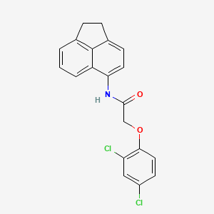 molecular formula C20H15Cl2NO2 B11681882 2-(2,4-dichlorophenoxy)-N-(1,2-dihydroacenaphthylen-5-yl)acetamide 