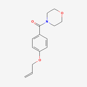 molecular formula C14H17NO3 B11681953 Morpholin-4-yl[4-(prop-2-en-1-yloxy)phenyl]methanone 