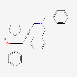 1-Cyclopentyl-5-(dibenzylamino)-1-phenylpent-3-yn-1-ol