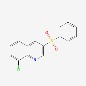 molecular formula C7H5ClF3NO2S B1168204 8-氯-3-(苯磺酰基)喹啉 CAS No. 1429304-29-9