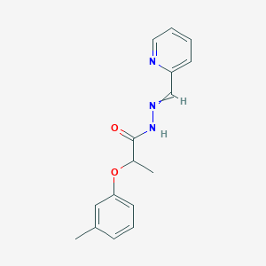 N'-(pyridin-2-ylmethylene)-2-(m-tolyloxy)propanehydrazide