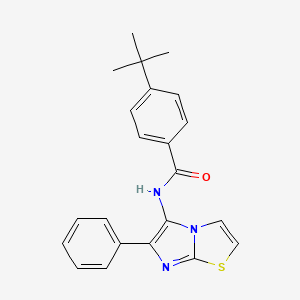 4-tert-butyl-N-{6-phenylimidazo[2,1-b][1,3]thiazol-5-yl}benzamide