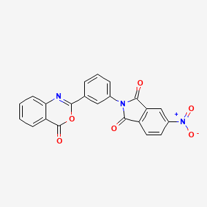 5-nitro-2-[3-(4-oxo-4H-3,1-benzoxazin-2-yl)phenyl]-1H-isoindole-1,3(2H)-dione