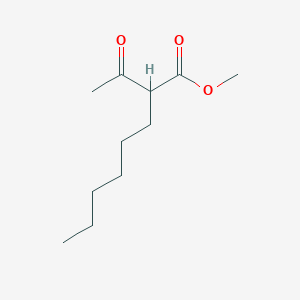 molecular formula C11H20O3 B116824 Methyl 2-acetyloctanoate CAS No. 70203-04-2