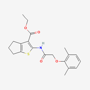 ethyl 2-{[(2,6-dimethylphenoxy)acetyl]amino}-5,6-dihydro-4H-cyclopenta[b]thiophene-3-carboxylate