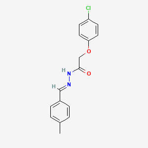 2-(4-chlorophenoxy)-N'-(4-methylbenzylidene)acetohydrazide