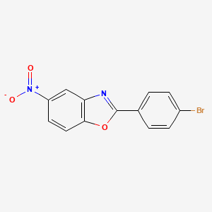 2-(4-Bromophenyl)-5-nitro-1,3-benzoxazole