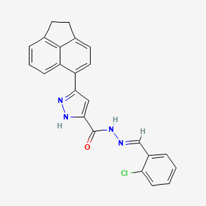 5-Acenaphthen-5-YL-2H-pyrazole-3-carboxylic acid (2-CL-benzylidene)-hydrazide