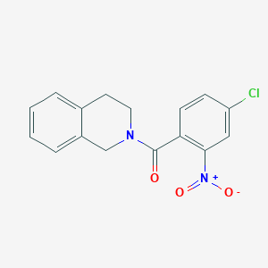 (4-chloro-2-nitrophenyl)(3,4-dihydroisoquinolin-2(1H)-yl)methanone