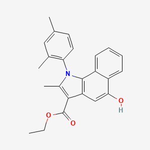 ethyl 1-(2,4-dimethylphenyl)-5-hydroxy-2-methyl-1H-benzo[g]indole-3-carboxylate