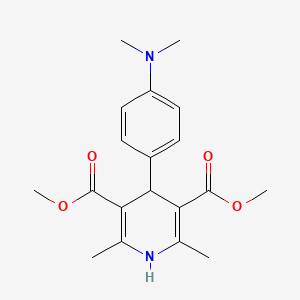 3,5-Dimethyl 4-[4-(dimethylamino)phenyl]-2,6-dimethyl-1,4-dihydropyridine-3,5-dicarboxylate