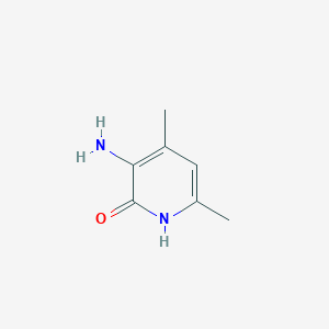 molecular formula C7H10N2O B116831 3-Amino-4,6-dimethyl-1H-pyridin-2-one CAS No. 143708-29-6