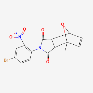 2-(4-bromo-2-nitrophenyl)-4-methyl-3a,4,7,7a-tetrahydro-1H-4,7-epoxyisoindole-1,3(2H)-dione