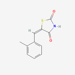 (5E)-5-(2-methylbenzylidene)-1,3-thiazolidine-2,4-dione