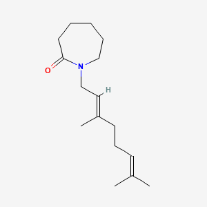 1-Geranylazacycloheptan-2-one