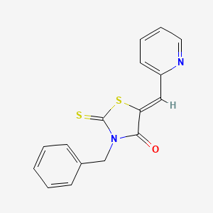 3-Benzyl-5-(2-pyridylmethylene)-2-thioxo-1,3-thiazolidin-4-one