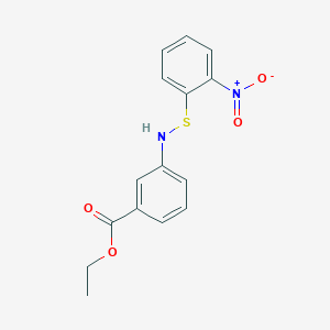 Ethyl 3-{[(2-nitrophenyl)sulfanyl]amino}benzoate