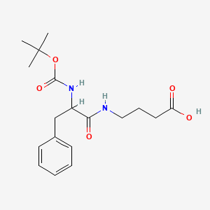 4-(2-tert-Butoxycarbonylamino-3-phenyl-propionylamino)-butyric acid