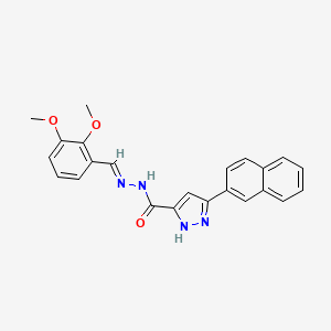 N'-(2,3-Dimethoxybenzylidene)-3-(2-naphthyl)-1H-pyrazole-5-carbohydrazide