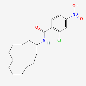 2-chloro-N-cyclododecyl-4-nitrobenzamide