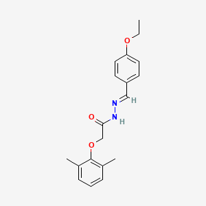 2-(2,6-dimethylphenoxy)-N'-[(E)-(4-ethoxyphenyl)methylidene]acetohydrazide