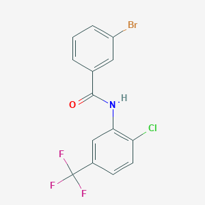 3-bromo-N-[2-chloro-5-(trifluoromethyl)phenyl]benzamide