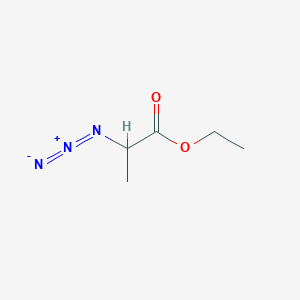 molecular formula C5H9N3O2 B1168437 2-Azidopropanoic acid ethyl ester CAS No. 124988-44-9