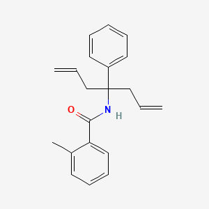 2-methyl-N-(4-phenylhepta-1,6-dien-4-yl)benzamide