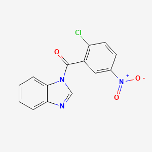 1H-benzimidazol-1-yl(2-chloro-5-nitrophenyl)methanone