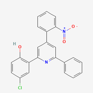 4-Chloro-2-[4-(2-nitrophenyl)-6-phenylpyridin-2-yl]phenol