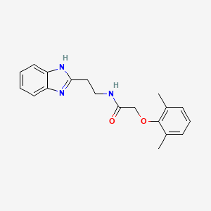 N-[2-(1H-benzimidazol-2-yl)ethyl]-2-(2,6-dimethylphenoxy)acetamide