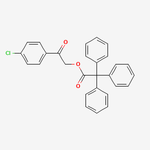 2-(4-Chlorophenyl)-2-oxoethyl 2,2,2-triphenylacetate