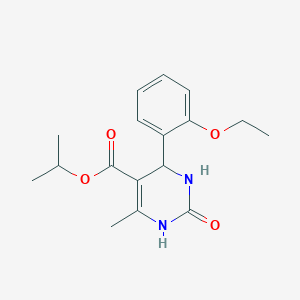 Propan-2-yl 4-(2-ethoxyphenyl)-6-methyl-2-oxo-1,2,3,4-tetrahydropyrimidine-5-carboxylate