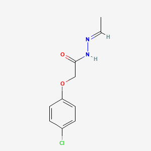 molecular formula C10H11ClN2O2 B11684750 2-(4-chlorophenoxy)-N'-[(E)-ethylidene]acetohydrazide 