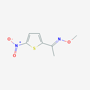 molecular formula C7H8N2O3S B1168518 2-Acetyl-5-nitrothiophene O-methyl oxime CAS No. 114774-06-0