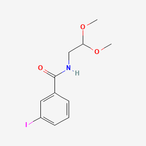 molecular formula C11H14INO3 B1168532 N-(2,2-dimethoxyethyl)-3-iodobenzamide 