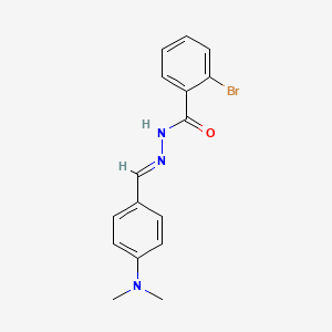 2-bromo-N'-{(E)-[4-(dimethylamino)phenyl]methylidene}benzohydrazide